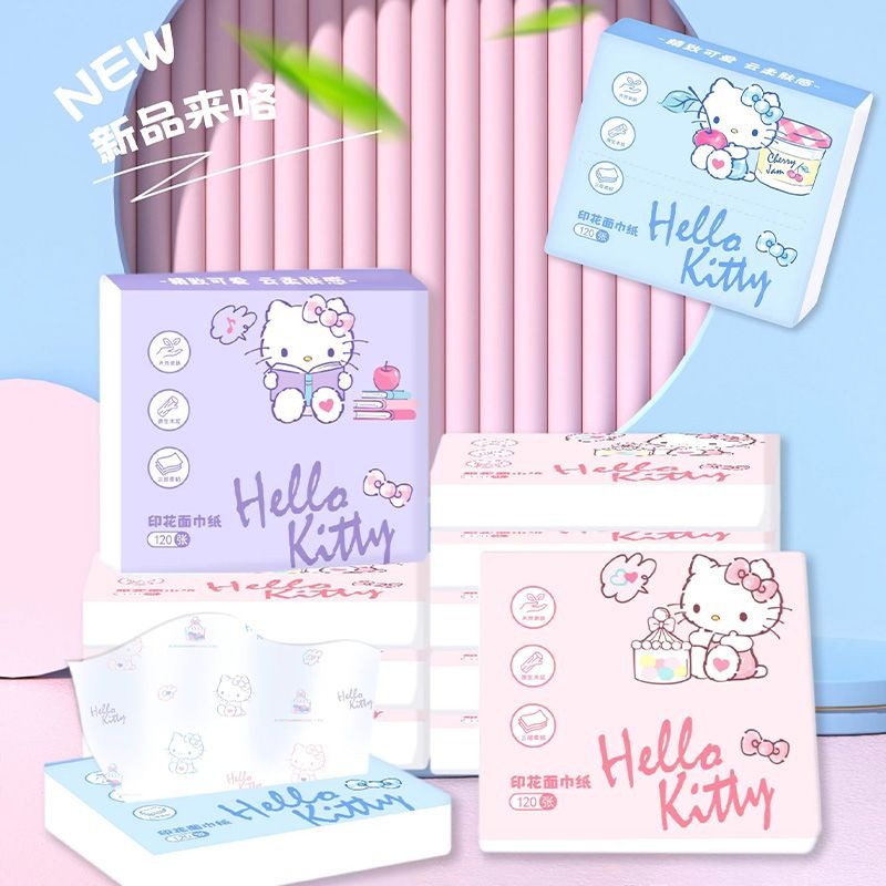 Travel Accessories Japan - Новые салфетки Hello Kitty в упаковке