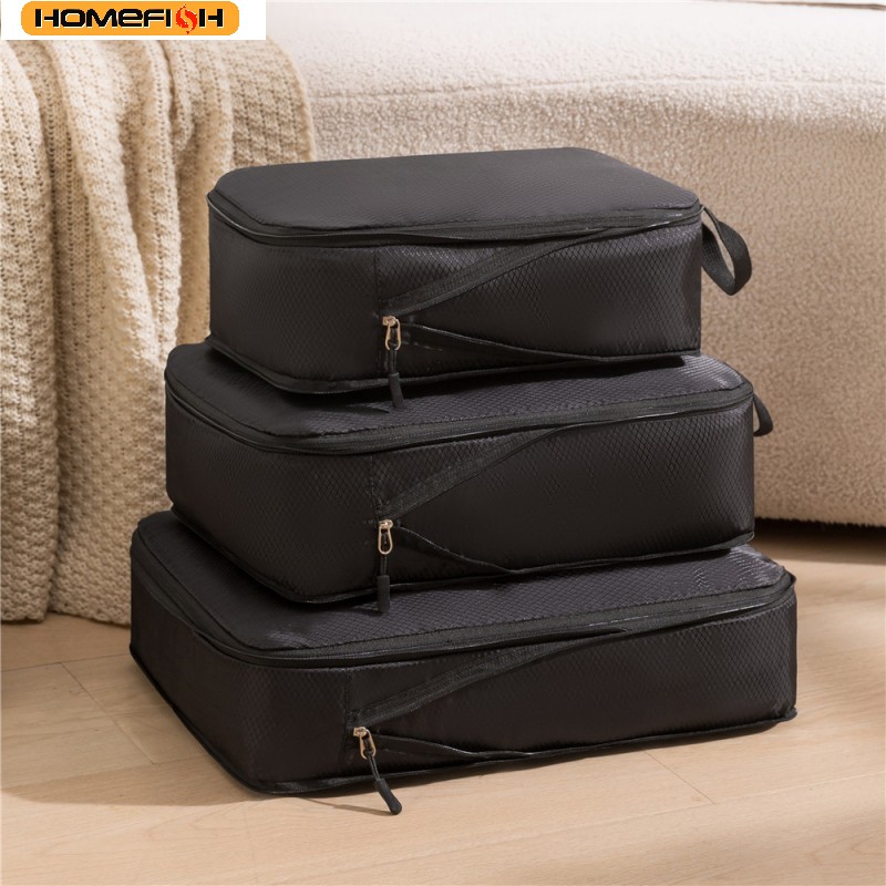 Travel Accessories In Bulk - Набор из 3 компрессионных дорожных сумок