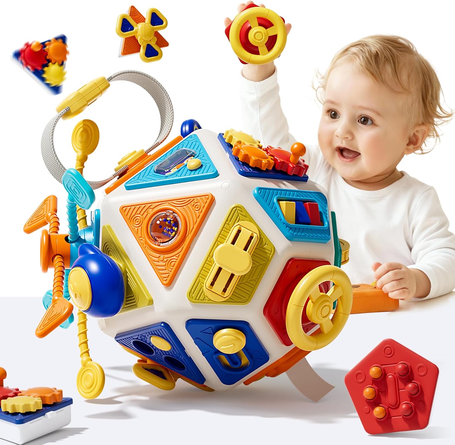 Travel Accessories For Baby - Детский развивающий кубик-игрушка, сенсорные игрушки Монтессори,