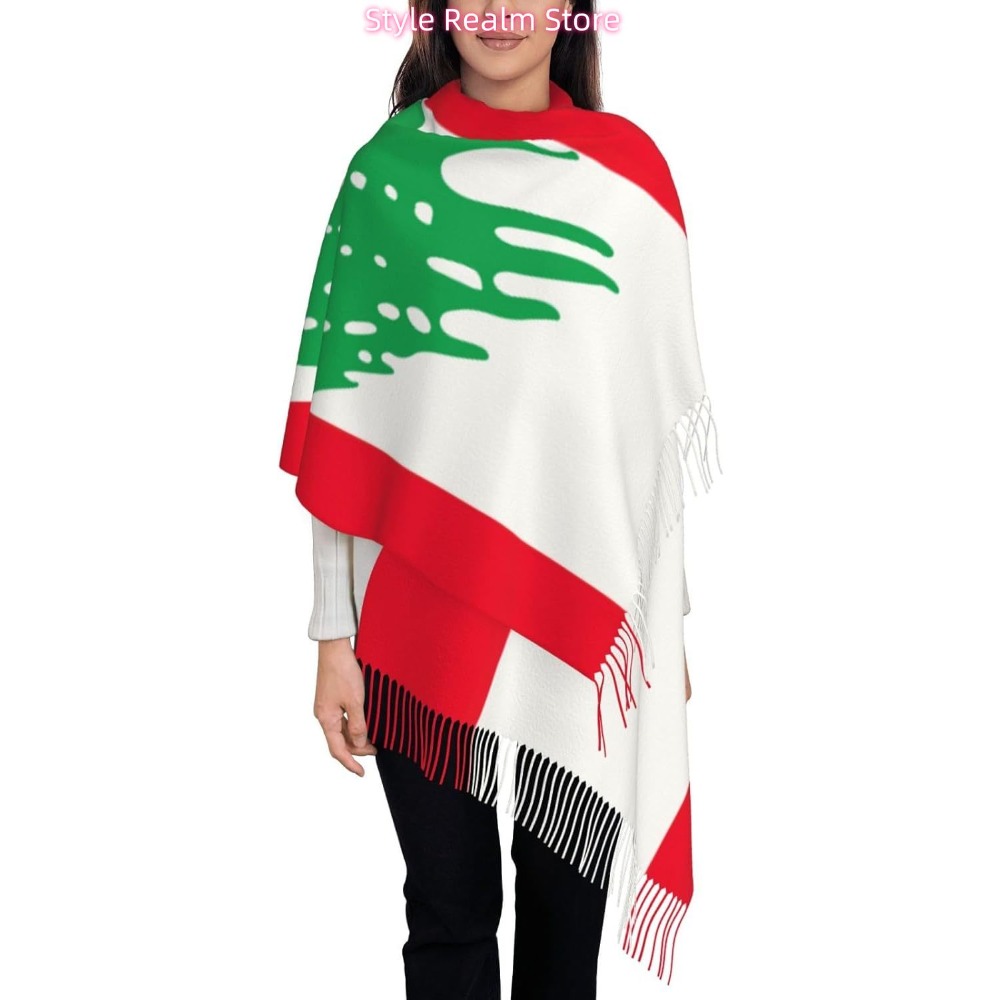 Travel Accessories Lebanon - Шарф из полиэстера с принтом флага