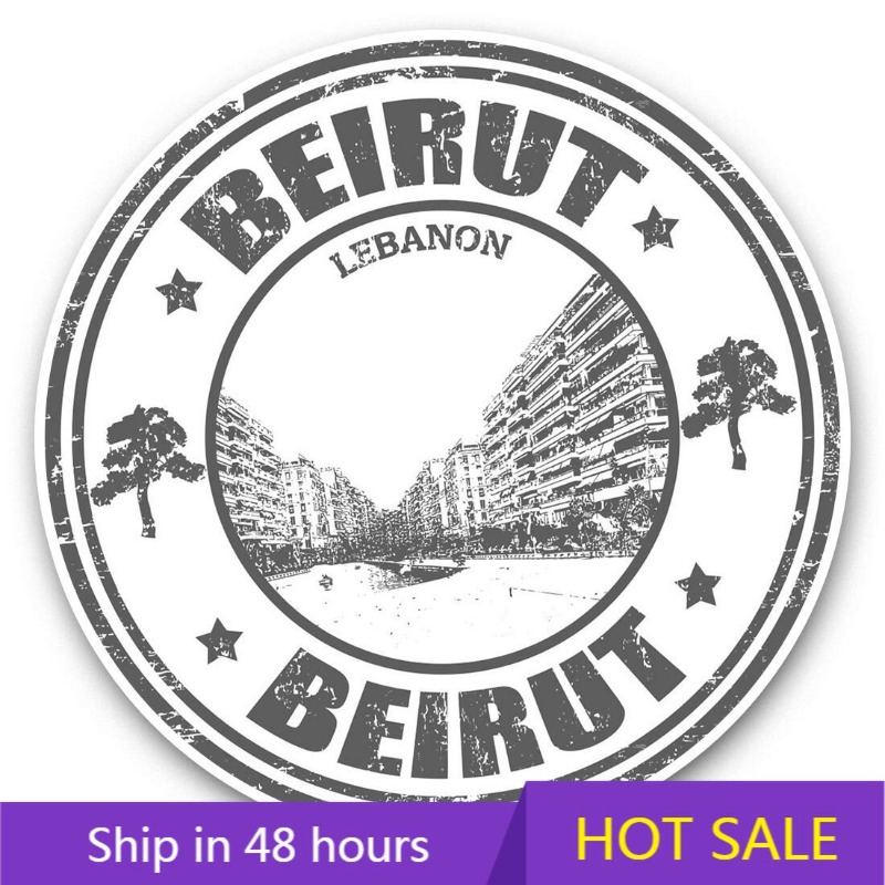Travel Accessories Lebanon - Наклейка-карта Бейрут, Ливан, для автомобиля, ноутбука,