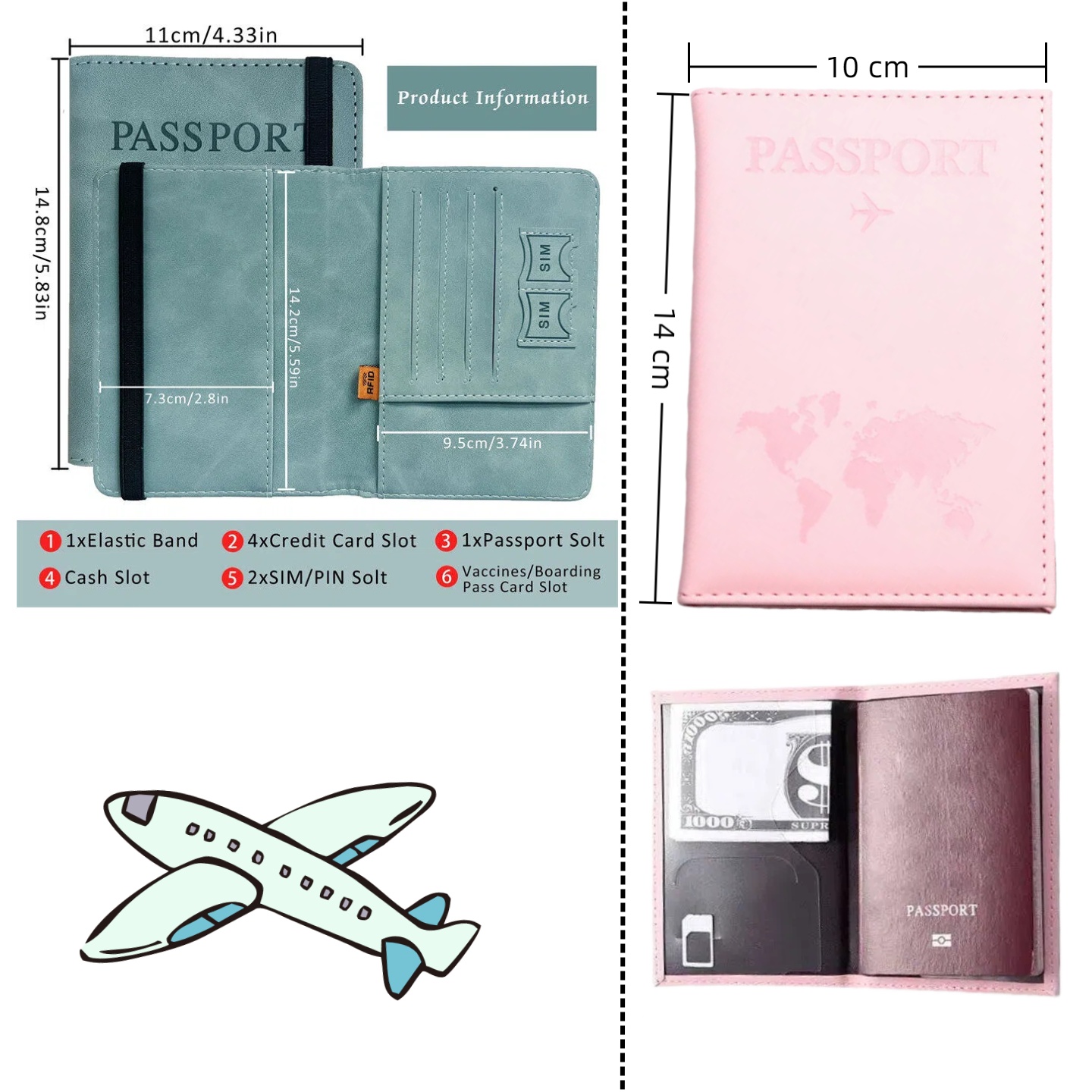Travel Accessories Rfid - Винтажный RFID-чехол для паспорта для женщин