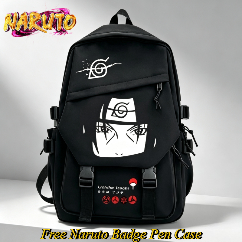 Travel Accessories Japan - Рюкзак NARUTO с мультяшным принтом, двухмерный,