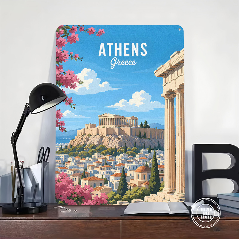 Металлический постер «Афины: А – обзор и цена Travel Accessories Greece