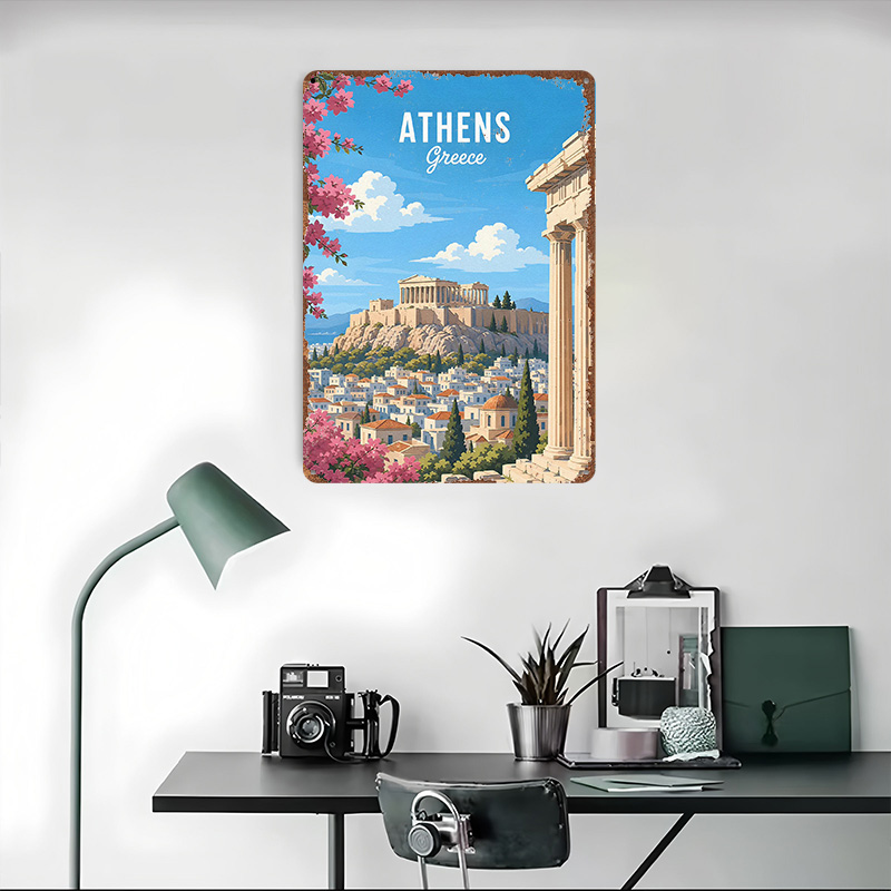 Металлический постер «Афины: А – обзор и цена Travel Accessories Greece