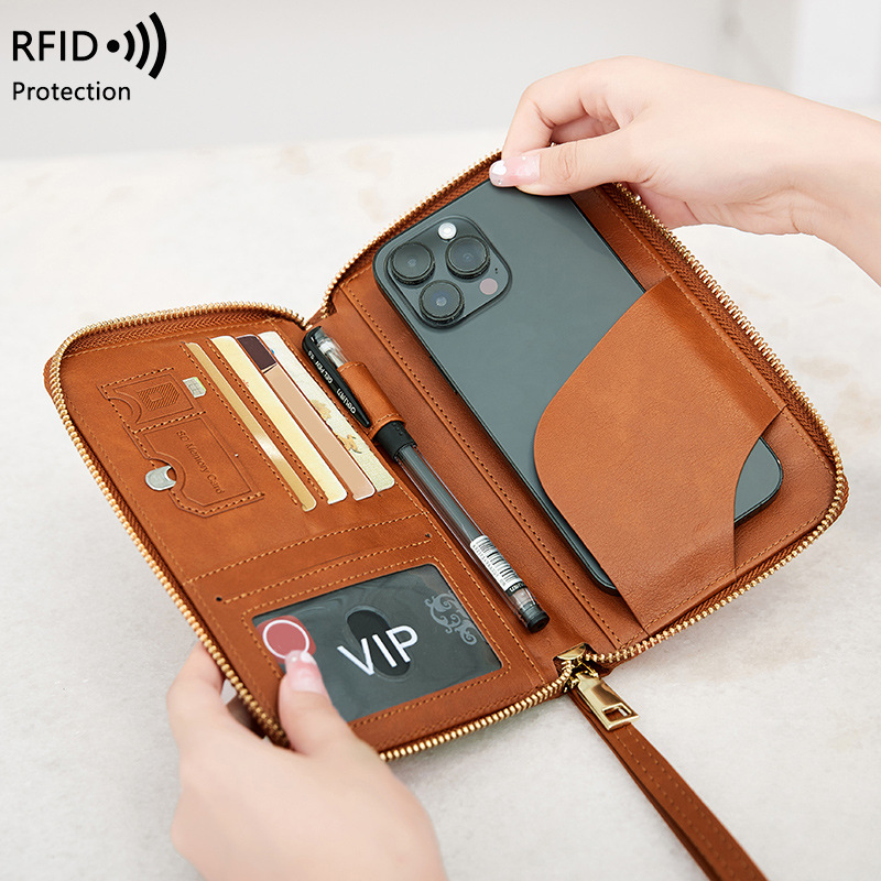 Обложка для паспорта на молнии – обзор и цена Travel Accessories Rfid