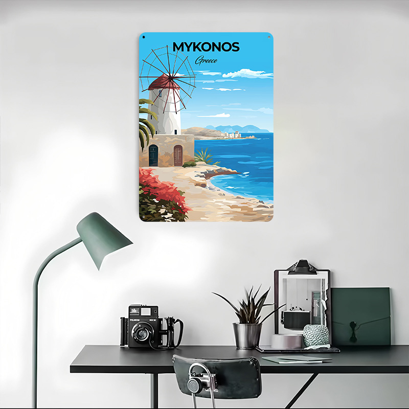 Плакат с изображением Миконоса – обзор и цена Travel Accessories Greece