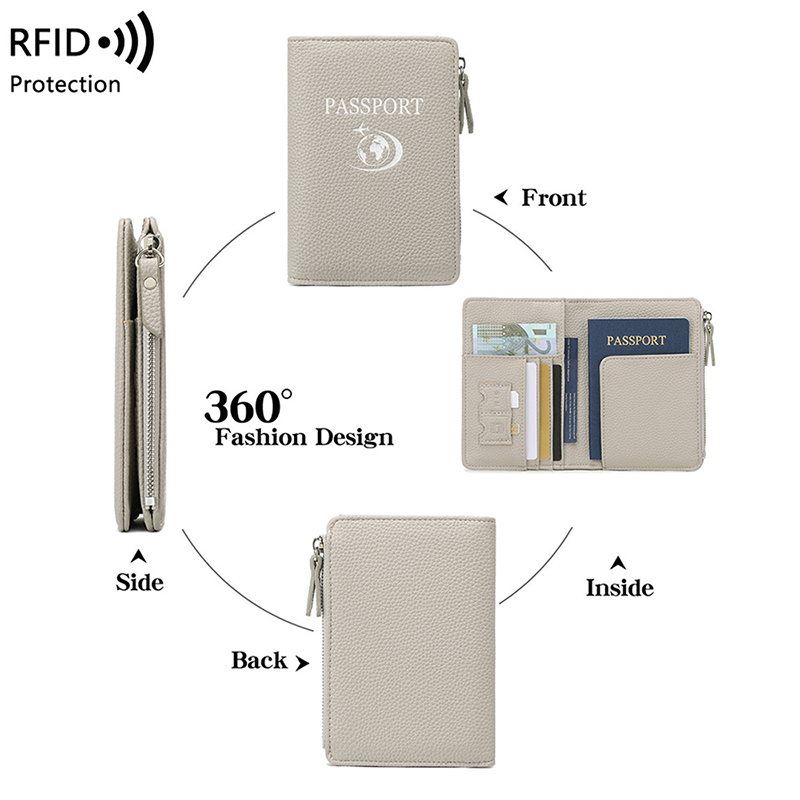 Женский RFID-кошелек для паспо – обзор и цена Travel Accessories Rfid