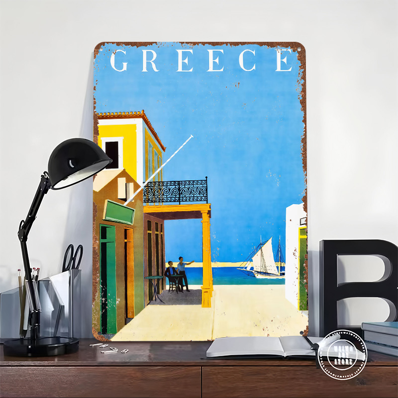 Металлический постер «Путешест – обзор и цена Travel Accessories Greece