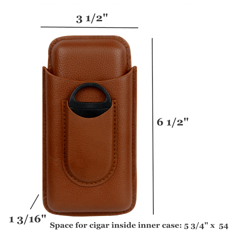 Кожаный футляр для сигар корич – обзор и цена Travel Accessories On Sale