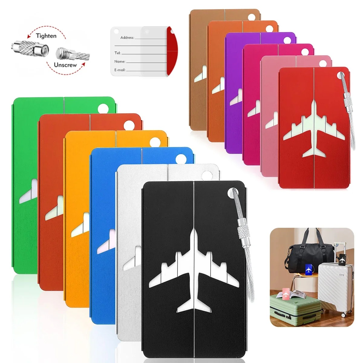 Багажная бирка из алюминиевого – обзор и цена Qantas Travel Accessories