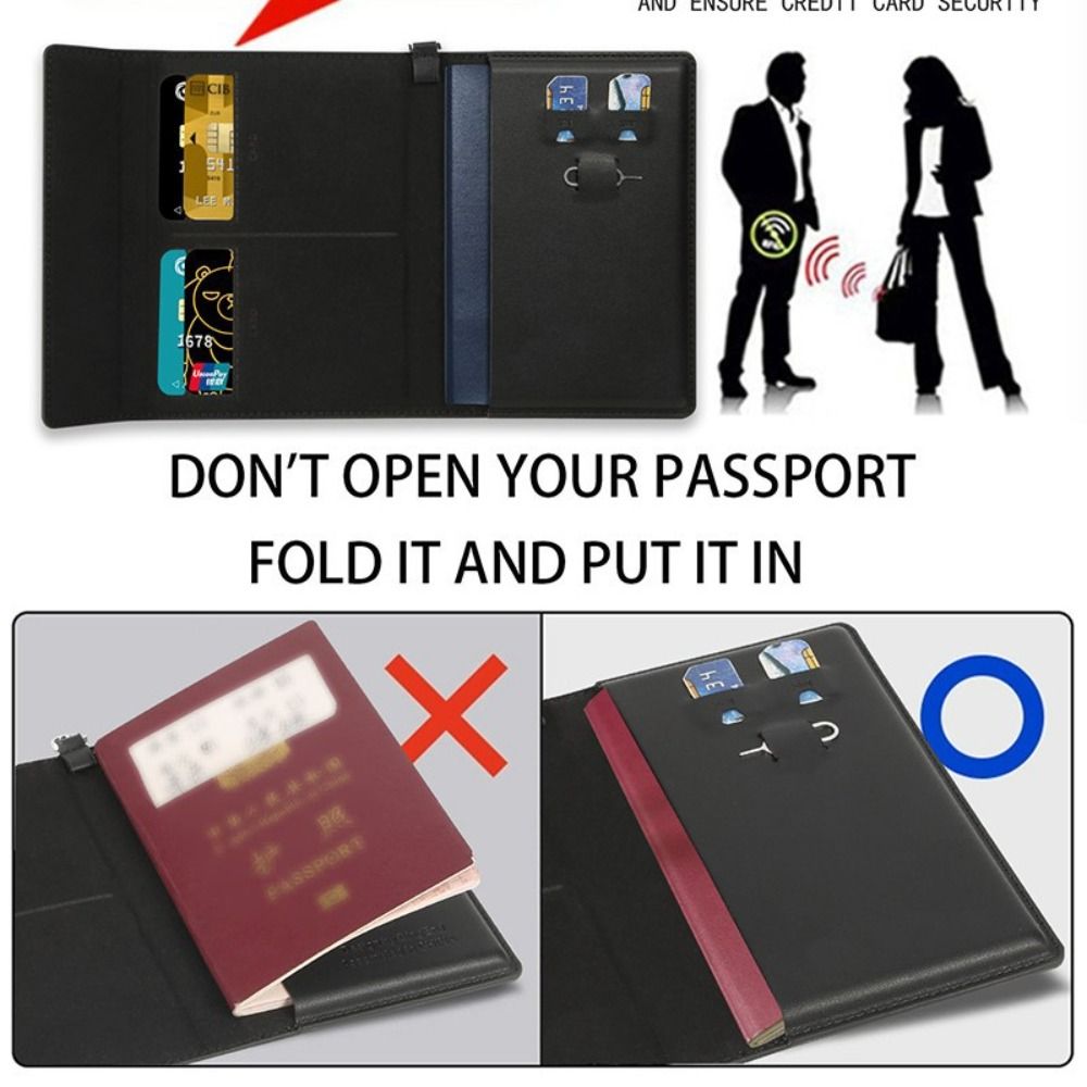 Сплошной цвет, держатель для п – обзор и цена Travel Accessories Rfid